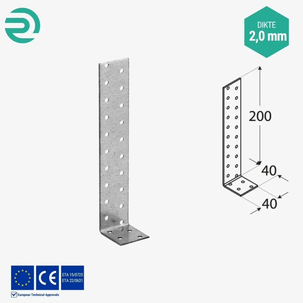 REZU - Houtverbinders - Hoekijzer standaard KK 1