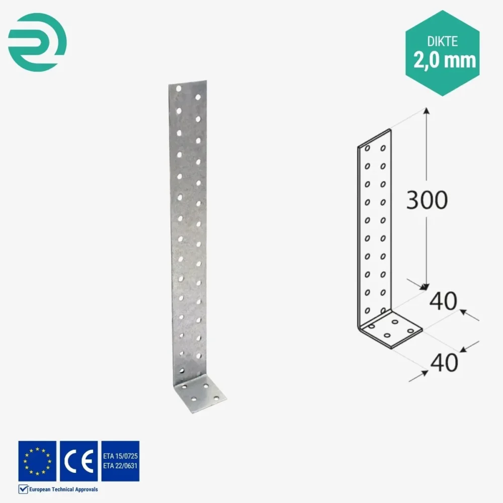 REZU - Houtverbinders - Hoekijzer standaard KK 2