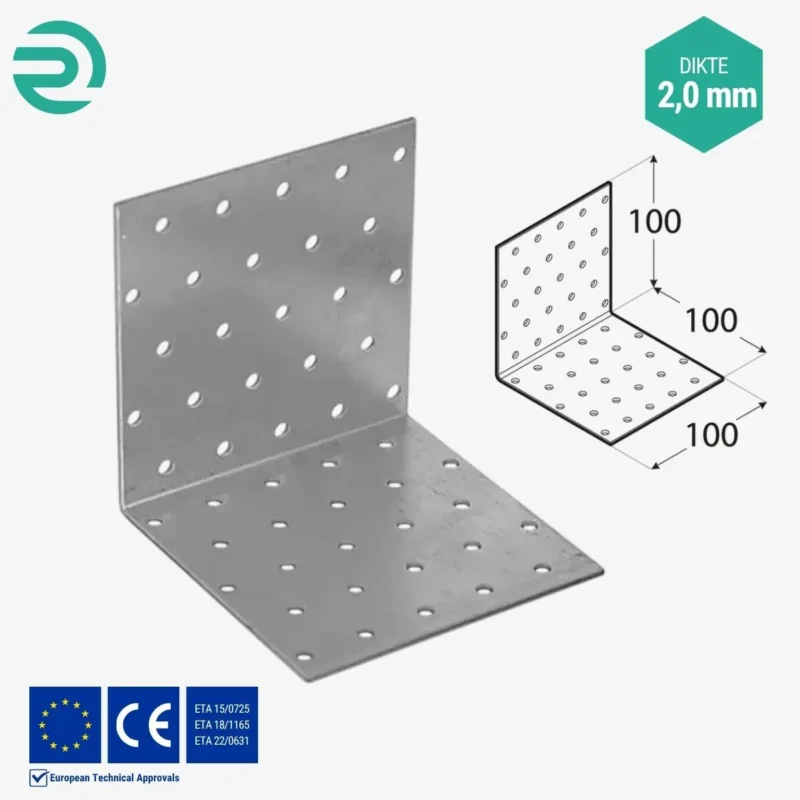 REZU - Houtverbinders - Hoekijzer standaard KM 13
