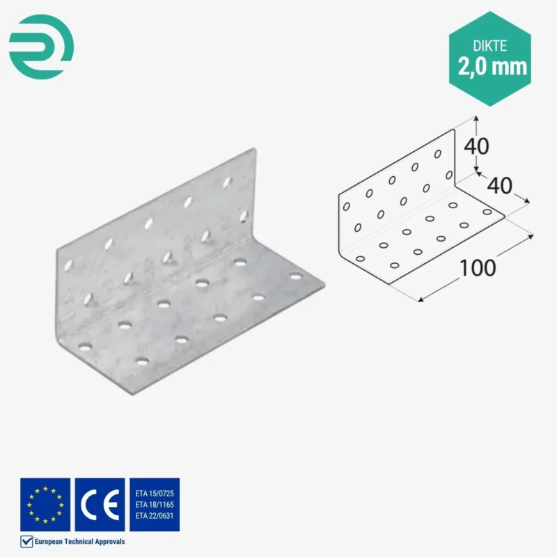 REZU - Houtverbinders - Hoekijzer standaard KM 14