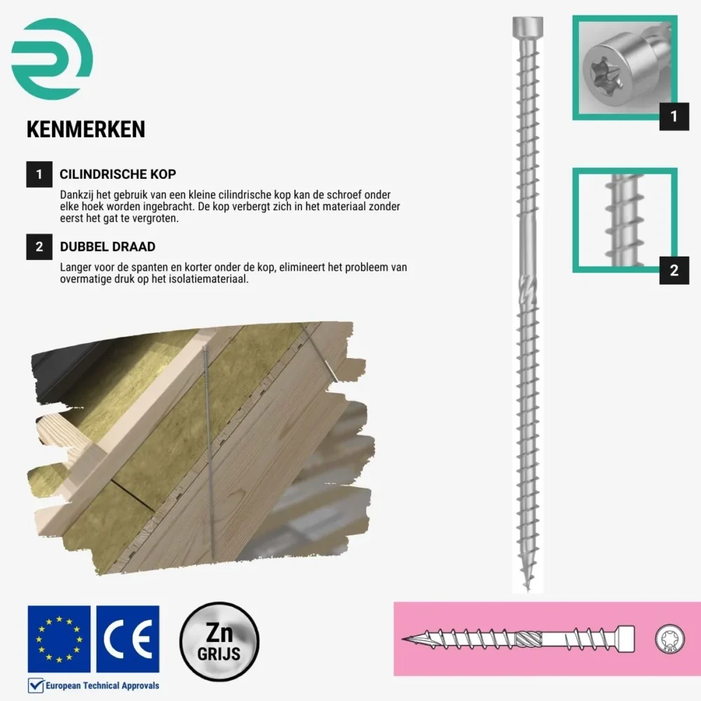 REZU - Schroeven - Isolatieschroef WKW - Kenmerken