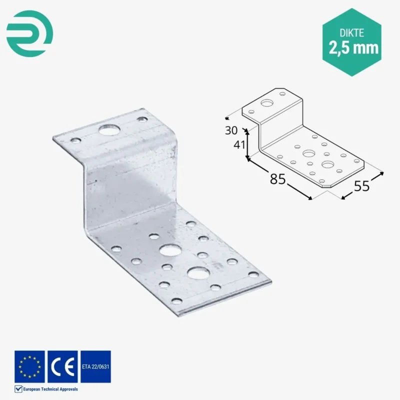 REZU - Houtverbinders - Hoekijzer Z-type LZ 1