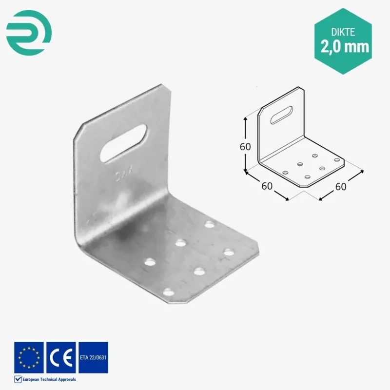 REZU - Houtverbinders - Hoekijzer verstelbaar KMR 7