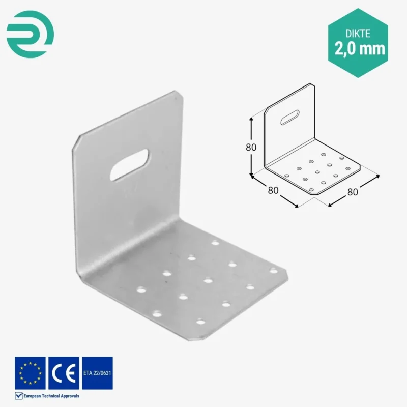 REZU - Houtverbinders - Hoekijzer verstelbaar KMR 8
