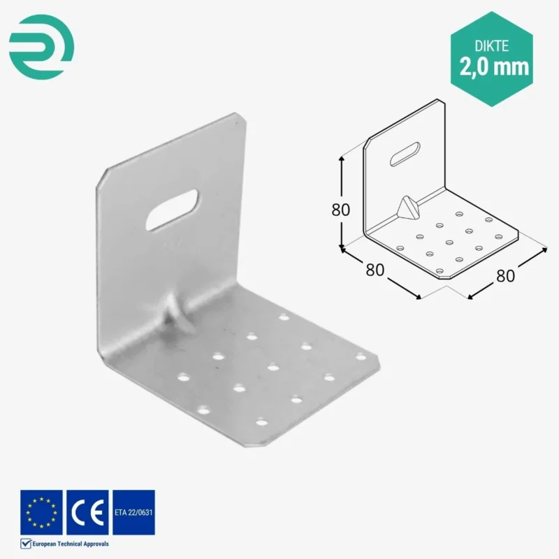 REZU - Houtverbinders - Hoekijzer verstelbaar KMRP 2