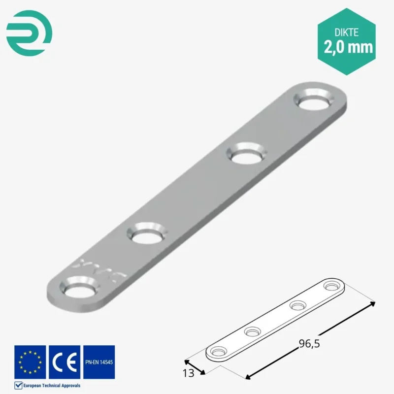 REZU - Houtverbinders - Houtverbinder plat FLW100