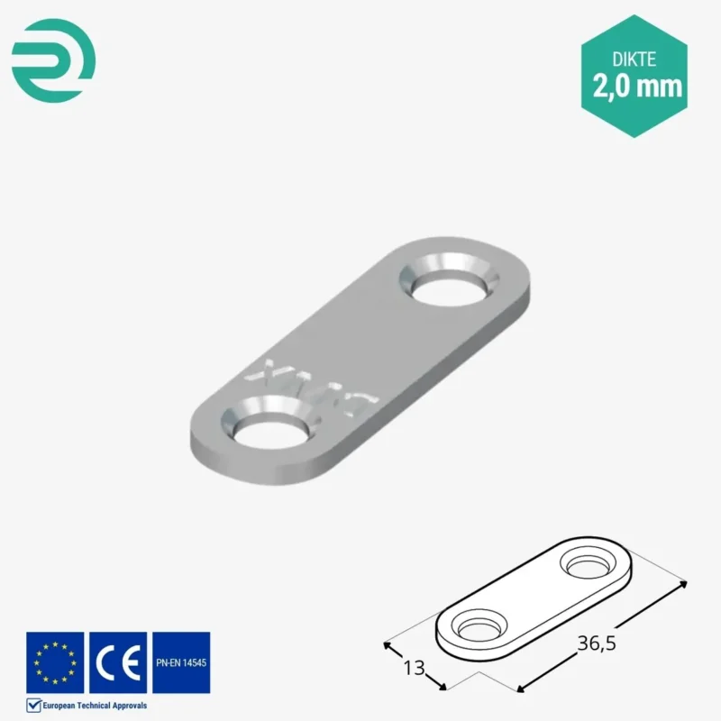 REZU - Houtverbinders - Houtverbinder plat FLW40