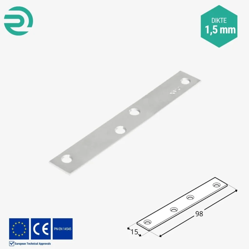 REZU - Houtverbinders - Houtverbinder plat LW 100