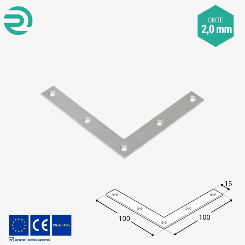 REZU - Houtverbinders - Houtverbinder plat NA 100