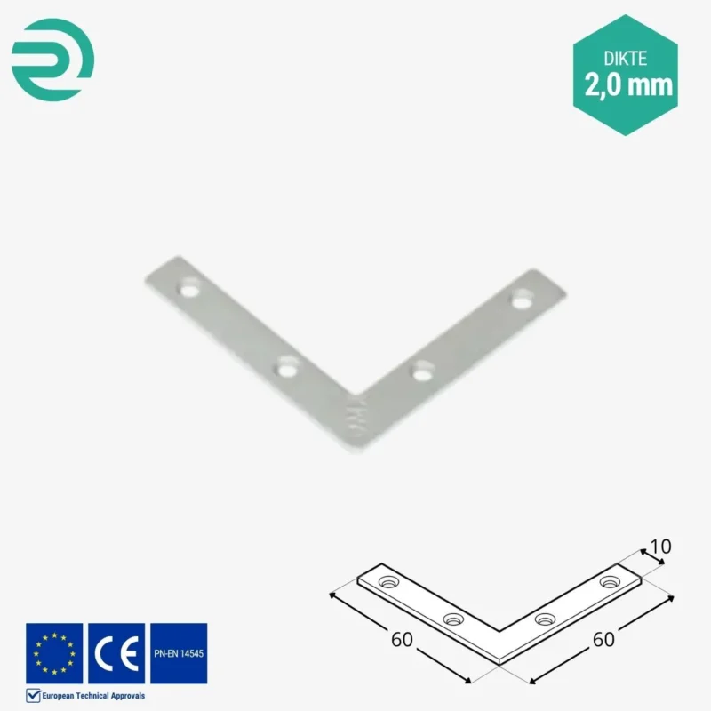 REZU - Houtverbinders - Houtverbinder plat NA 60