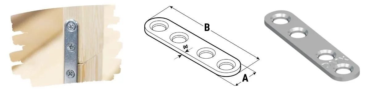REZU - Houtverbinders - Houtverbinders plat FLW - Specificaties