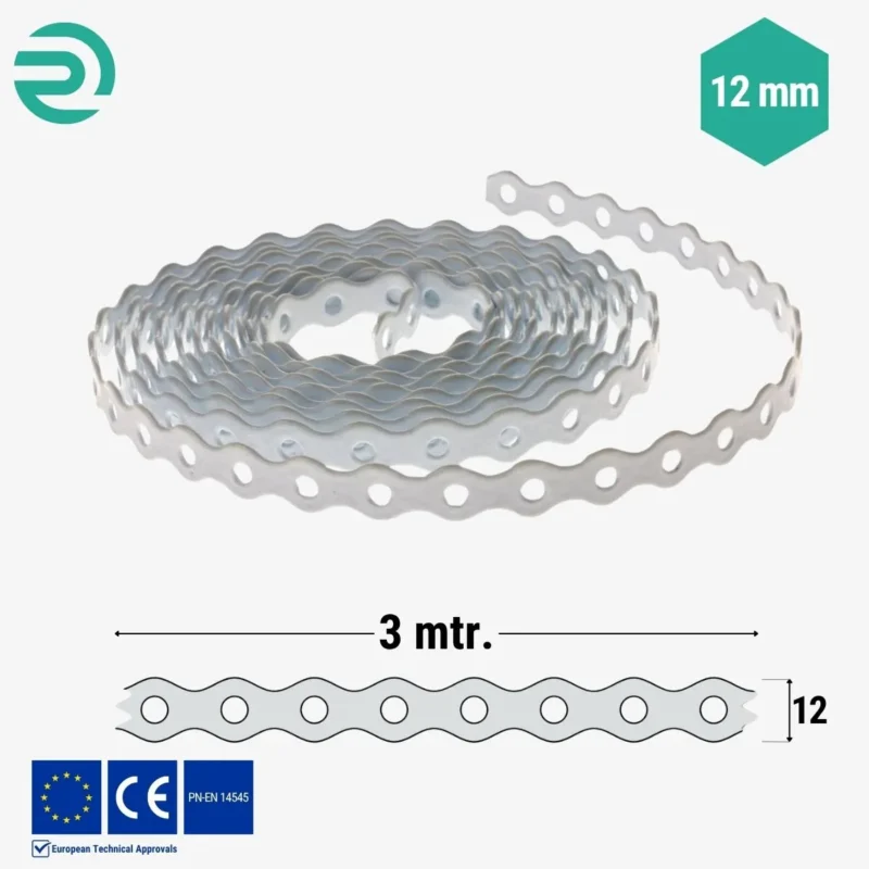 REZU - Houtverbinders - Montageband & Windverband - TM11-3 Wit