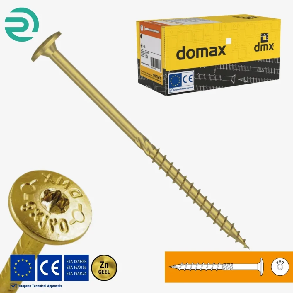 REZU – Schroeven – Tellerkopschroeven CT – Geel verzinkt – Afmeting 180-240 mm REZU - Schroeven - Tellerkopschroeven CT - Geel verzinkt - Afmeting 180-240 mm